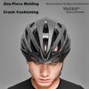 Ousen Bicycle Helmet, Road And Mountain Bike Riding Helmet, One-Piece Molding, National Standard Certified, with Brim, Safety Helmet for Men And Wome