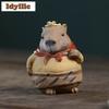 Yixing Zisha Capybara Eight Precepts Wukong Incense Holder Tea Pet Elegant Tea Sculpture Tea Figurine Play Toys Tea Statue Craft