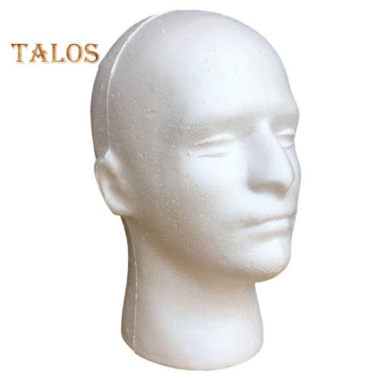 

Пенопластовая голова манекена для париков, шапки, шарф, легкая витрина, держатель для парика для салона рисования своими руками B белый