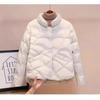 Womens Lightweight Short Down Jacket Winter White Duck Puffer Coat Slim Fit Casual Chic Outerwear