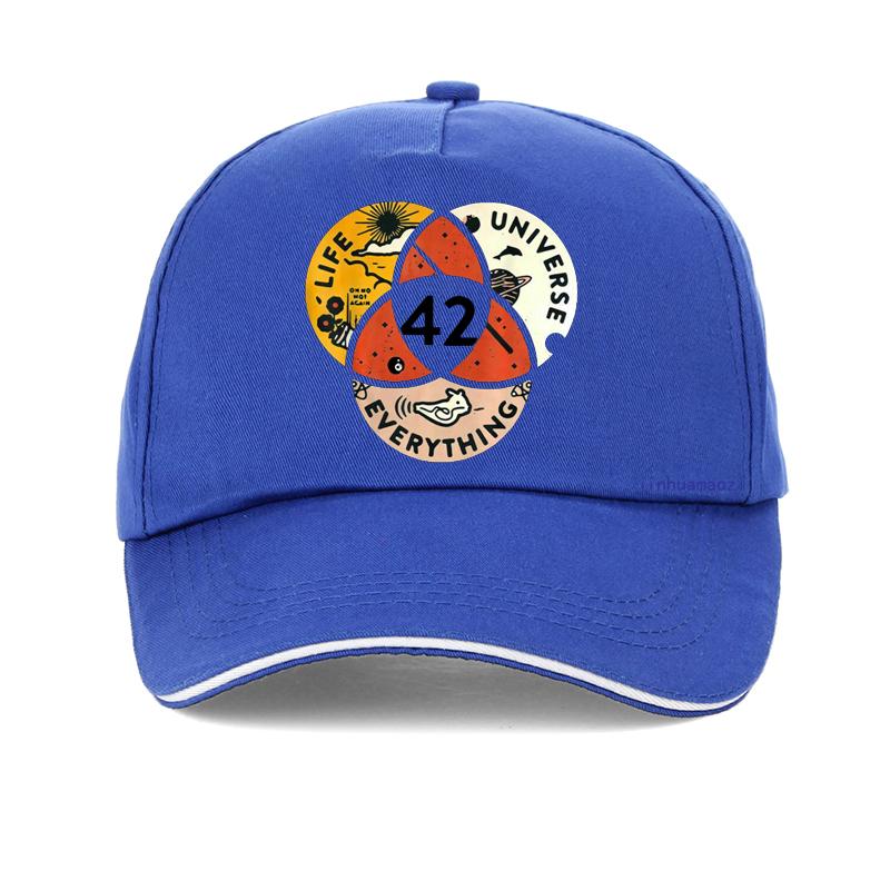 Unisex 42 The Answer To Life The Universe And Everything Douglas Adams Men Baseball Cap Summer Women Sunhat