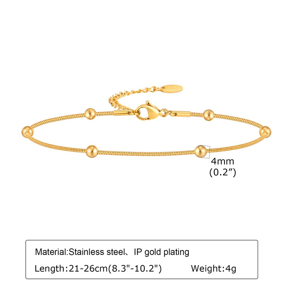 Stainless Steel Lucky Evil Eye Anklet Bracelet for Women, Blue Eye Beaded Chain Foot Anklets Summer Beach Lucky Amulet Gift