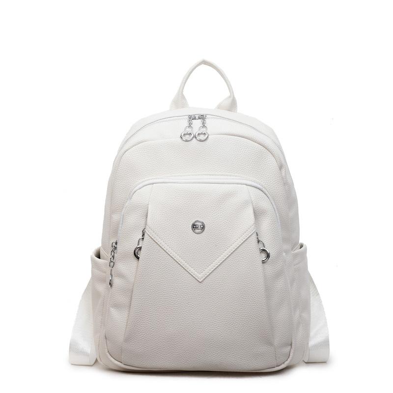 

Модный женский рюкзак, простой и элегантный одноплечевой рюкзак для женских путешествий и поездок на работу бежевый