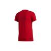 Adidas T Shirts Men's Light Scarlet Crew Neck Moderate Straight Fit FU6220