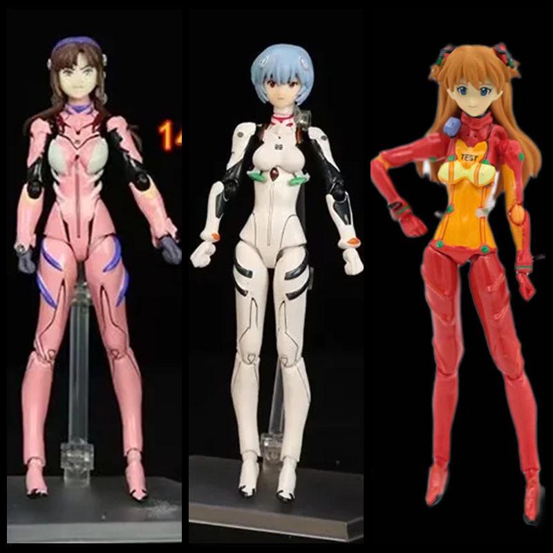 

EVA Figma Articulated Figures: Asuka 084, Mari 079, Rei 091 Boxed Set
