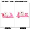 Super Cute Mini Simulation Sounding Sitting Kittens Cats Plush Toys Doll Christmas Gift White