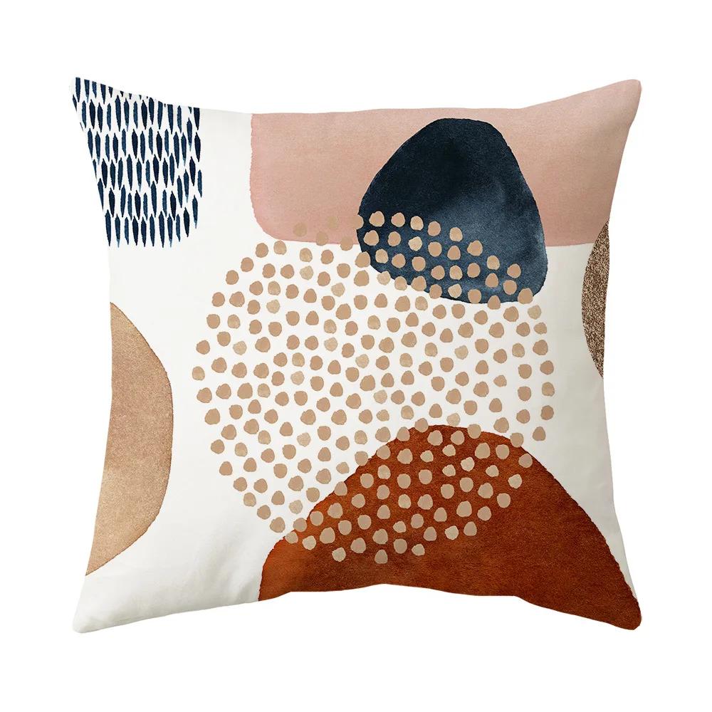 Kissenbezug im Bohème-Stil Wohnzimmer Zuhause Nordisch bedruckter Kissenbezug Sofa Schlafzimmer Auto