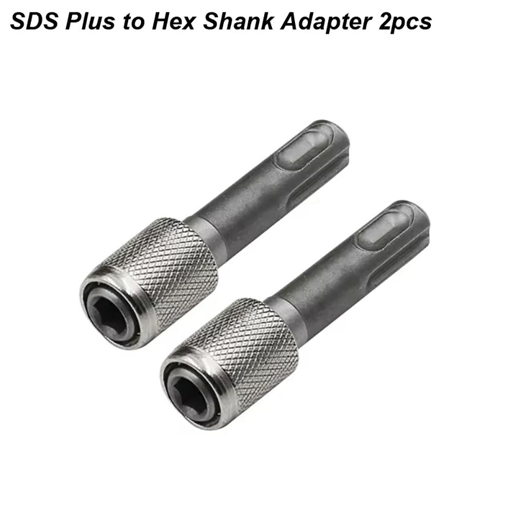 Adapter SDS Plus na trzpień sześciokątny 1/4 cala Konwerter sześciokątny Uchwyt bitów do wkrętarki udarowej Młot elektryczny