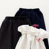 Kids' Spring/Autumn Sports Set: Boys' Letter Print & Winter Fleece-Lined Baby Girl Sweatshirt with Pants