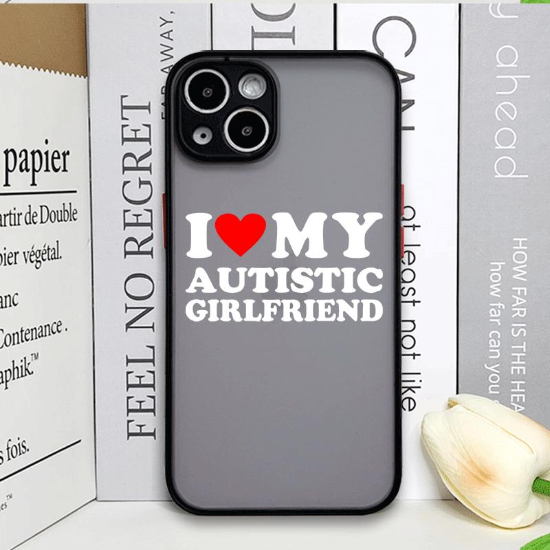 I Love My Boyfriend Girlfriend Couple Phone Case for Samsung Galaxy S25 S24 S23 Ultra S22 Plus S21 FE 5G Paired Cover Hard Shell