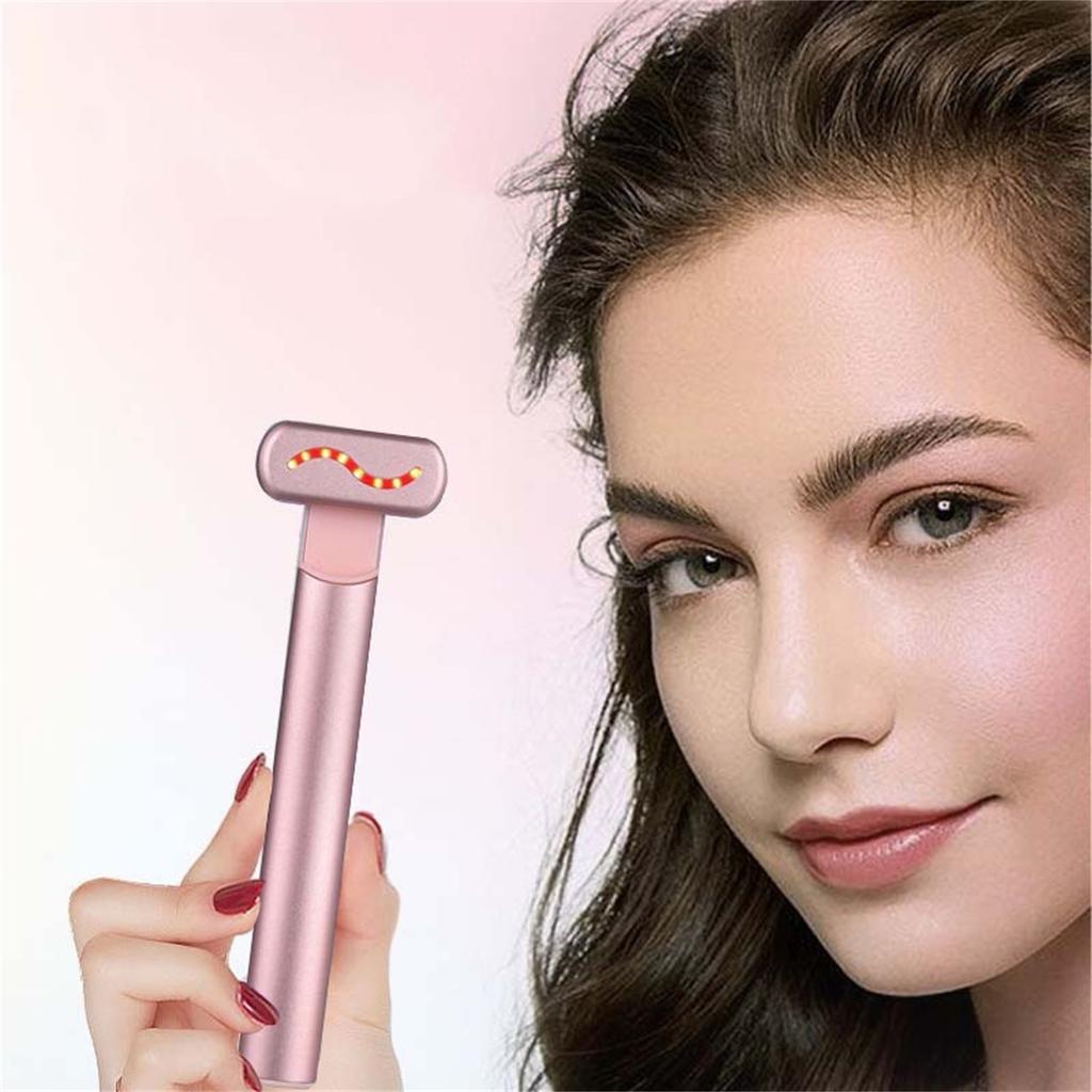 Eye Beauty Pen Portable Eye Face Neck Massager Seven Color Light Beauty Massager