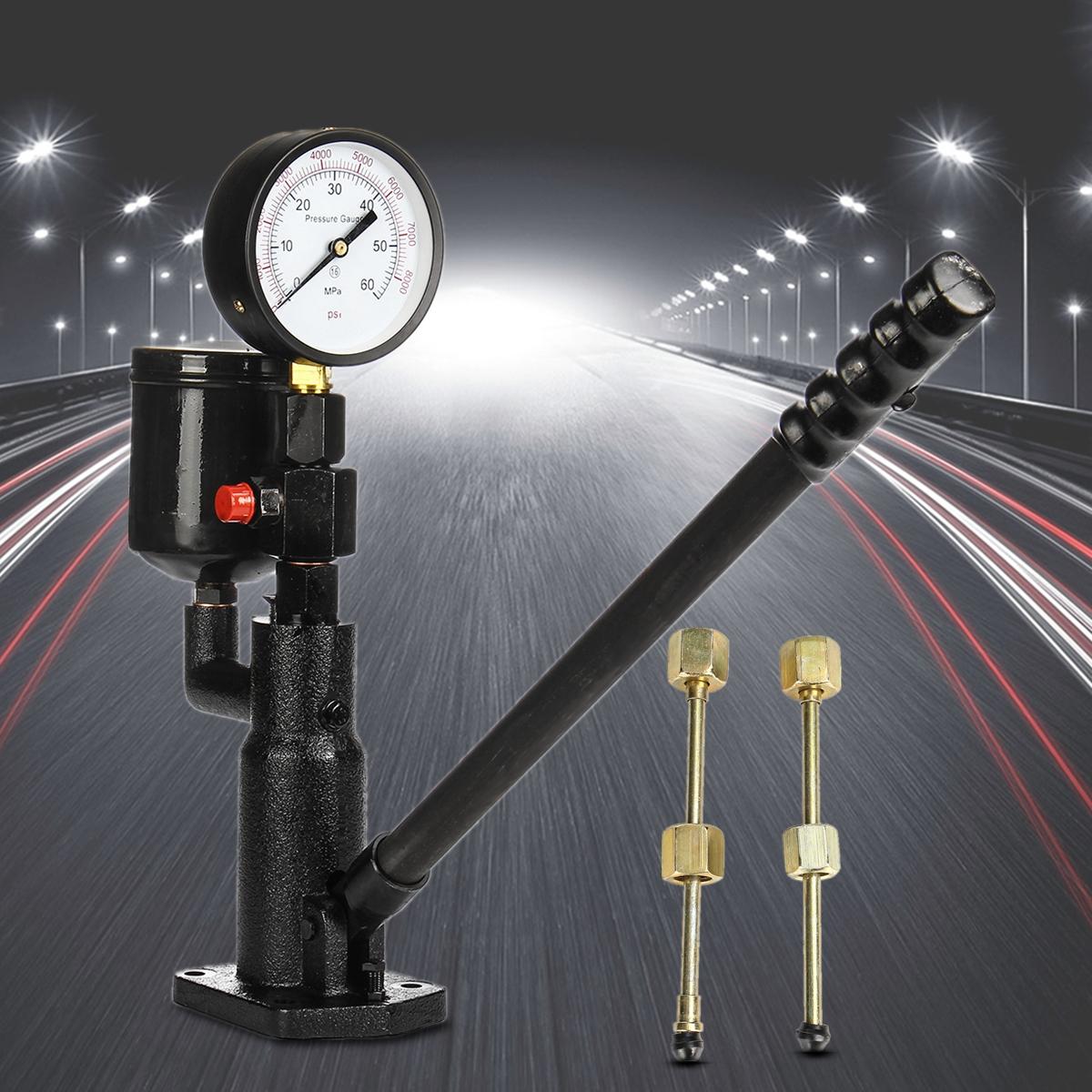 

Бар/PSI 0-60 МПа Сталь 1 л Поп Дизельная форсунка Распылитель Тестер давления Двухшкальный Считывающий манометр Черный Трубка высокого давления Диагностический