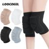 Loogdeel 1Pcs Sports Knee Pads Men Women Winter Warmth Protection Knee Sets Thick Sponge Basketball Riding Running Dance Guard