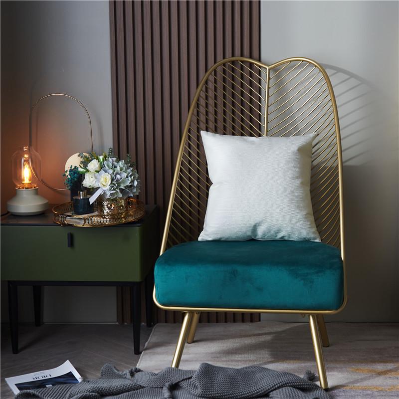 New Style Pillow Living Room Light Luxury Italian Simple Technology Cloth Embossed Double-sided Soft Solid Color Pillow Case