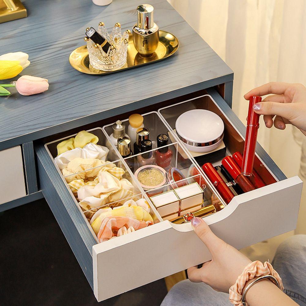 Grid Box Compartment Sundries For Female Divider Box Desktop Drawer Makeup Layered Storage Box