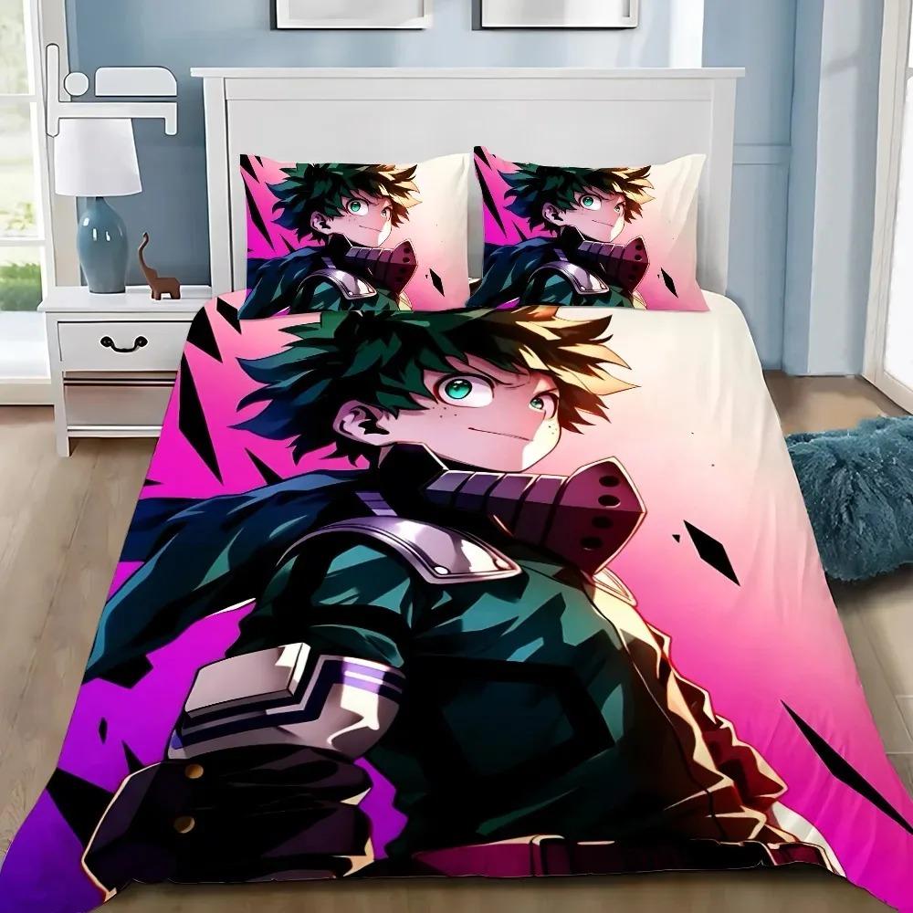 Comforter 3D My Hero Academia Exquisite Baby Cartoon Digital Printing Bedding Set Comforter Bed Home Decor Girls Boys Gift
