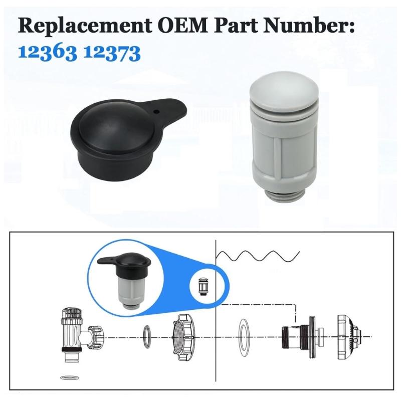 Plastic Air Jet Valves for Above Ground Pools Enhancing Inflation Efficiency Easy Installation Swimming Pool Accessories