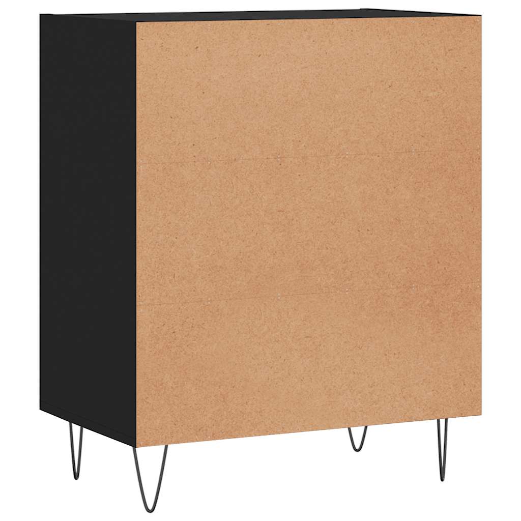 Vidaxl Cabinet, Black, 57X35X70 Cm, Wood-Based Material