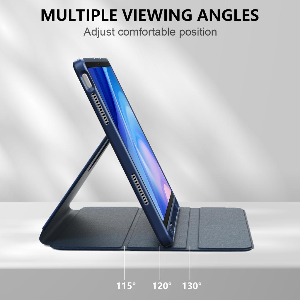 For Lenovo Tab M11 TB330/Xiaoxin Pad 11 2024 Case Rotate Stand PU Leather+Acrylic+TPU Tablet Cover