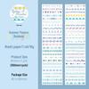 Rainbow Die Cut & Washi Tape Divider - Fresh Journal Decoration Stickers