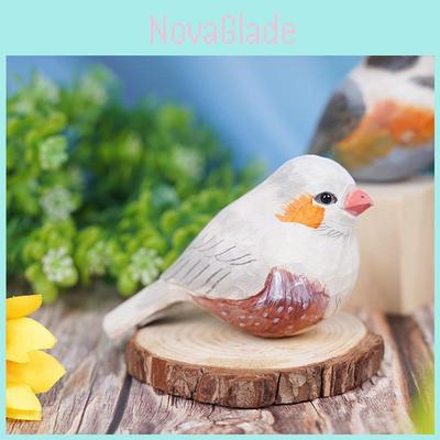 Holz Vogel Dekoration Mit Natürlicher Oberfläche Für Büro Und Zuhause Geschenkideen