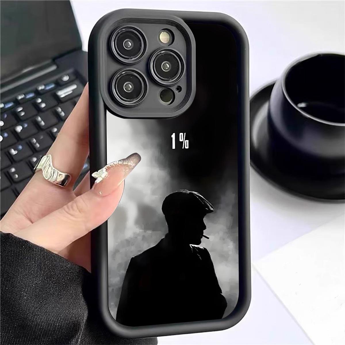

1% Male Shadow Diamond Sand iPhone15/16/17 Black Groove Sky Eye Case Galaxy S23 чёрный