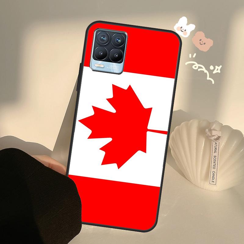 Canada Canadian Flag For Realme 8 9 Pro Plus GT Neo 2 GT Master 9i 8i Phone Case For OnePlus 9 10 Pro 9R Nord2