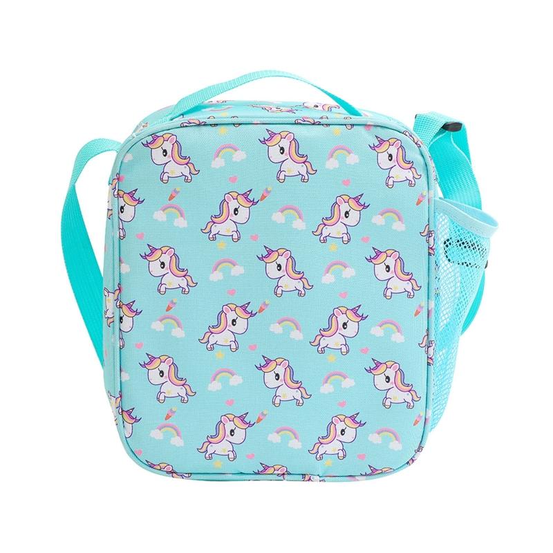 Schattige Eenhoorn Lunchtas Cartoon Geïsoleerde Thermische Voedseltas Lunchbox Picknickbenodigdheden Koeltas voor Kinderen Meisjes Jongens