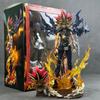 27cm Muto Yami Yugi Gk Statue Yu Gi Oh Anime Figure 25cm Painted Version Desktop Decoration Gift For Anime Fans