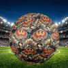 Saint Seiya Print Size 5 Soccer Ball, PU Wear Resistant Football for Match Training and Daily Practice, Birthday Gift for Soccer Fans