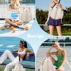 Polyester Tennis Crossbody Bag Zipper Closure Badminton Racquet Bag Tennis Bag  Outdoor Sports