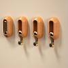 4PCS Self Adhesive 360° Rotating Wall Hook Strong Without Drilling Coat Bag Bathroom Door Kitchen Towel Hanger Hooks Home Storage