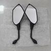2x 7/8" Motorcycle Rear View Side Mirrors For Suzuki Honda ATV Bike Handle Bar