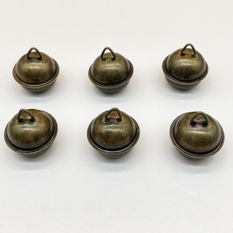 WTEMPO Retro Metal Decorative Bells Perfect for Pet Collars, Christmas Tree Ornaments DIY Handicraft Making Accessories
