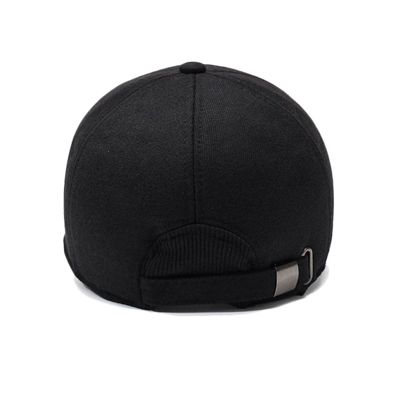 Samt Dick Mittelalterlich Und Älter Ohrenschutz Warm Kältefest Baseballkappe Herbst Winter Herren Outdoor-Kappe