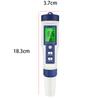 5-in-1 Water Tester Water Quality Tester High Accuracy Digital PH Tester Backlight PH/EC/TDS/Salt/Temp Meter for Drinking Water