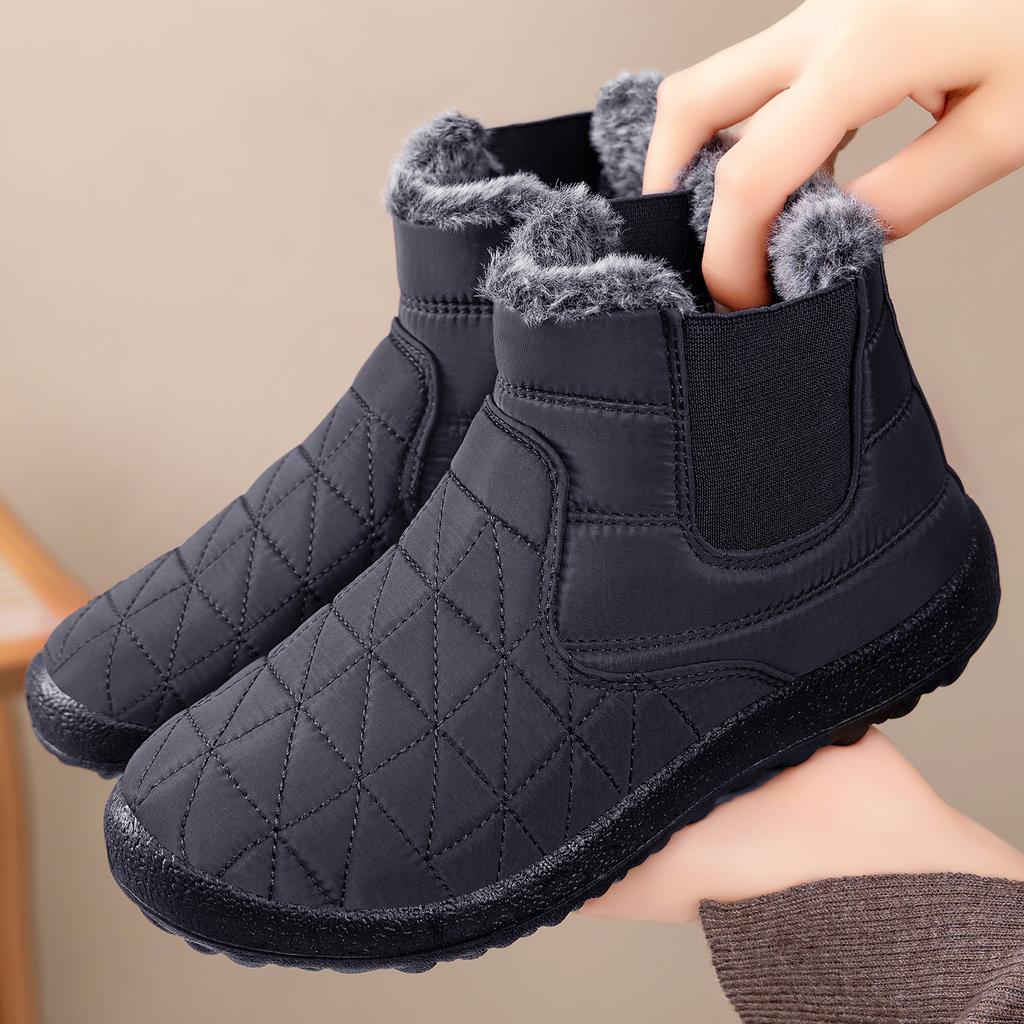 Women's shoes autumn and winter snow boots TEMU cotton shoes women's winter velvet shoes cold-proof and warm winter shoes