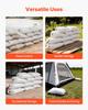 Empty Sandbags, 200 Packs 40 X 66 Cm, Heavy Duty Sand Bags Sacks with Ties, 22.6kg Capacity Woven Polypropylene Sandbags, Tear-Resistant &