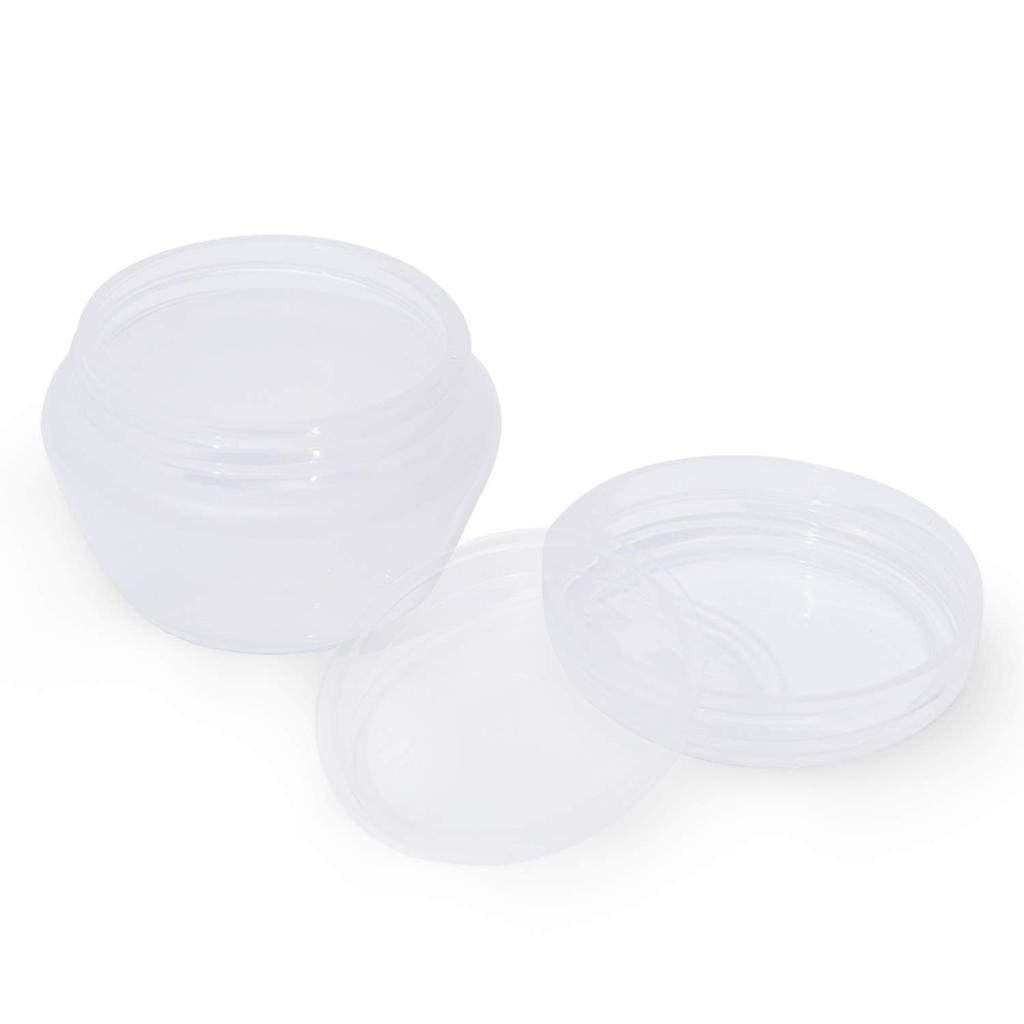 Travel Containers Sets AILEWEN Plastic Cream Jars for Toiletries TSA Approved Travel Size Makeup Container with Hard Sealed Lids for Face Hand Body