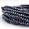 2/3/4/6/8mm Faceted Crystal Beads Bulk Pack - Glass Beads for DIY Bracelets Hairpin Loose Spacer Beads for Jewelry Making