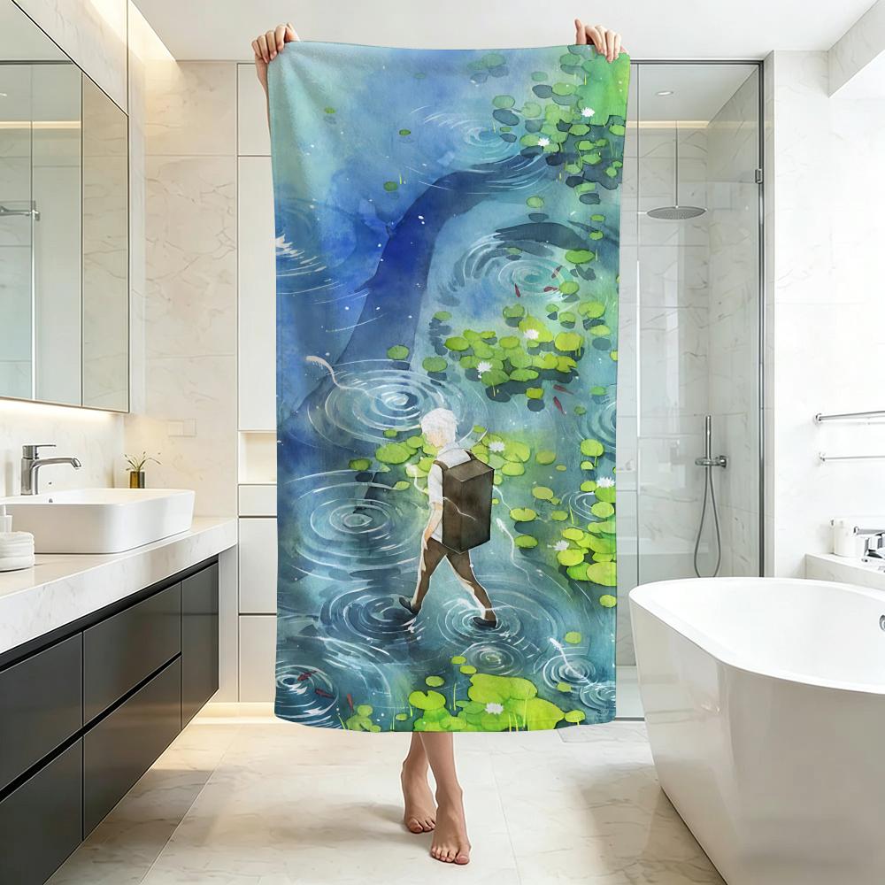 Calm-MushishiS Towel Five-Star Hotel Quality Eco-Friendly Ultra Soft Thick Towels & Beach Towels