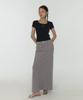 Teuwi Koren Folding Elastic Long Skirt