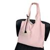 Sweet Women's Shoulder Bag Soft Shopping Bags Makeup Bags Solid Color Handbag  Girls