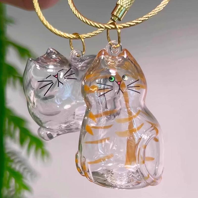 3Pcs My Pet'S Fur Container Cat Hair Storage Box Hanging Cat Keychain Pendant Pet Hair Grooming Souvenirs Bag Hanging Decor