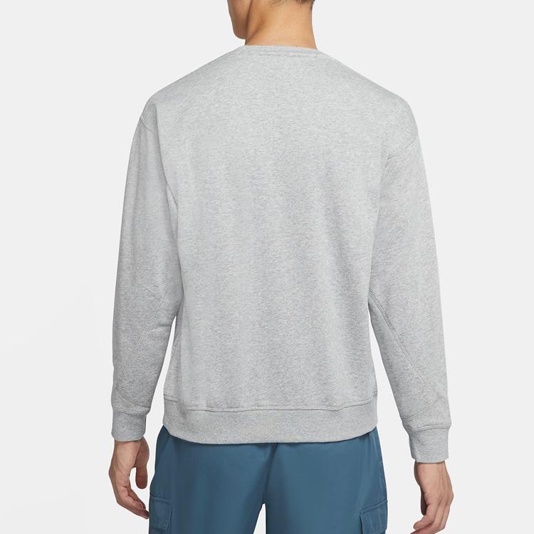 Nike Sportswear French Terry Crew Sweatshirt Men Tops Dark-Grey CU4508-063