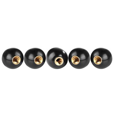 5 stücke BM6 * 20 Runde Bakelit Ball Schalthebel Schaltknauf Maschine Werkzeug Ersatz Kupfer Einsatz