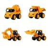 4pcs inertial engineering vehicle