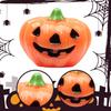 20x Halloween Miniature Pumpkin Figurines Decorative Mini Resin Pumpkins Halloween Decoration for Home Tabletop Party Supplies