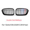 Front Bumper Racing Radiator Mesh Grill For BMW 1 Series F20 F21 Facelift 2015-2019 Year Gloss Matte Black M Color Carbon Print OUVKF1