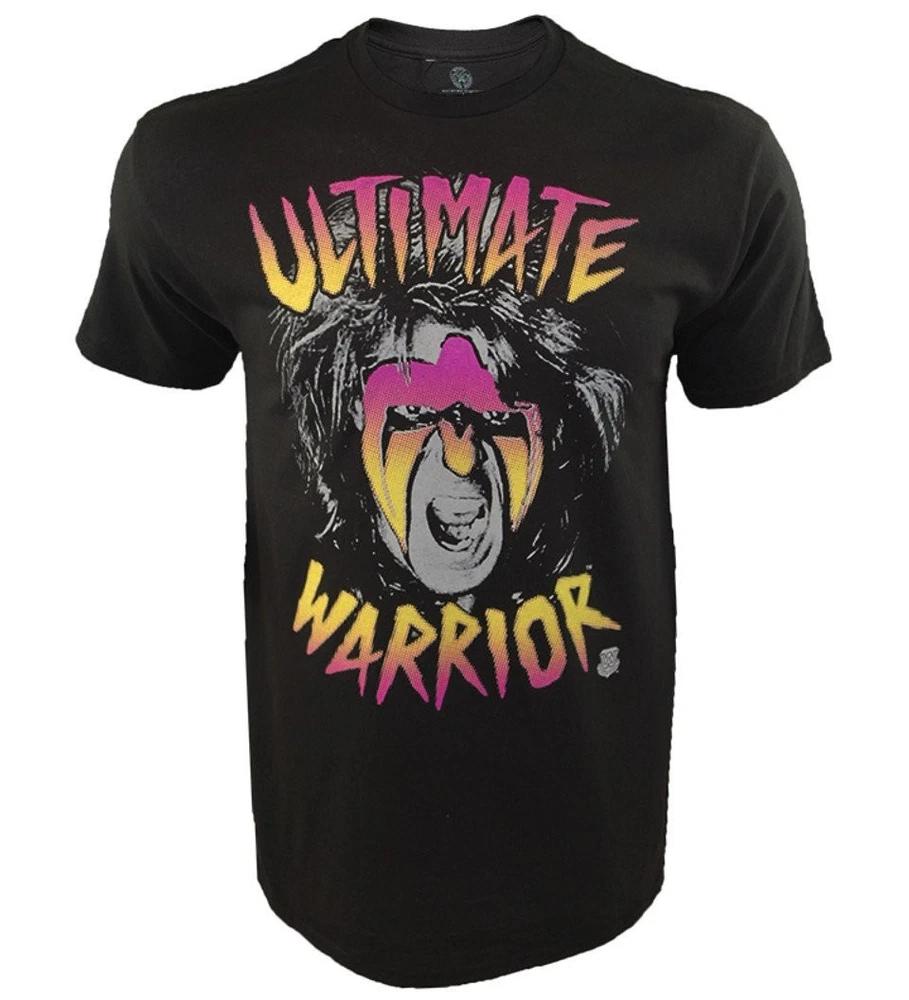 Ultimate Warrior Scream Unisexs Black Tshirt M